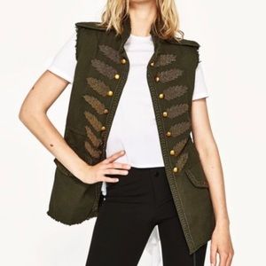 ZARA MILITARY VEST | Medium